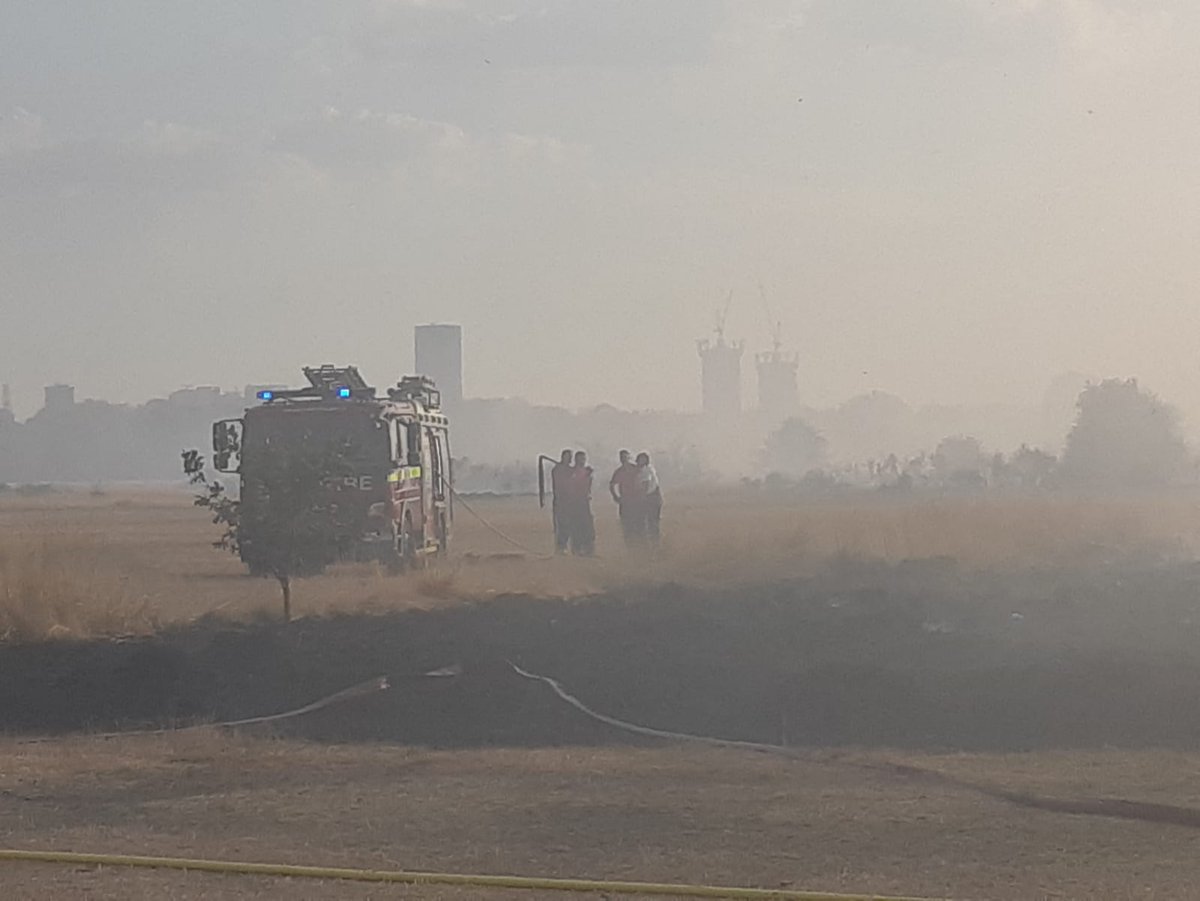 LondonFire's tweet image. We've issued an urgent safety warning following the largest grass fire in our history on #WansteadFlats yesterday and a series of other serious fires on grassland. @LFBCommissioner says she is "praying for rain." bit.ly/2zS1YxR #London