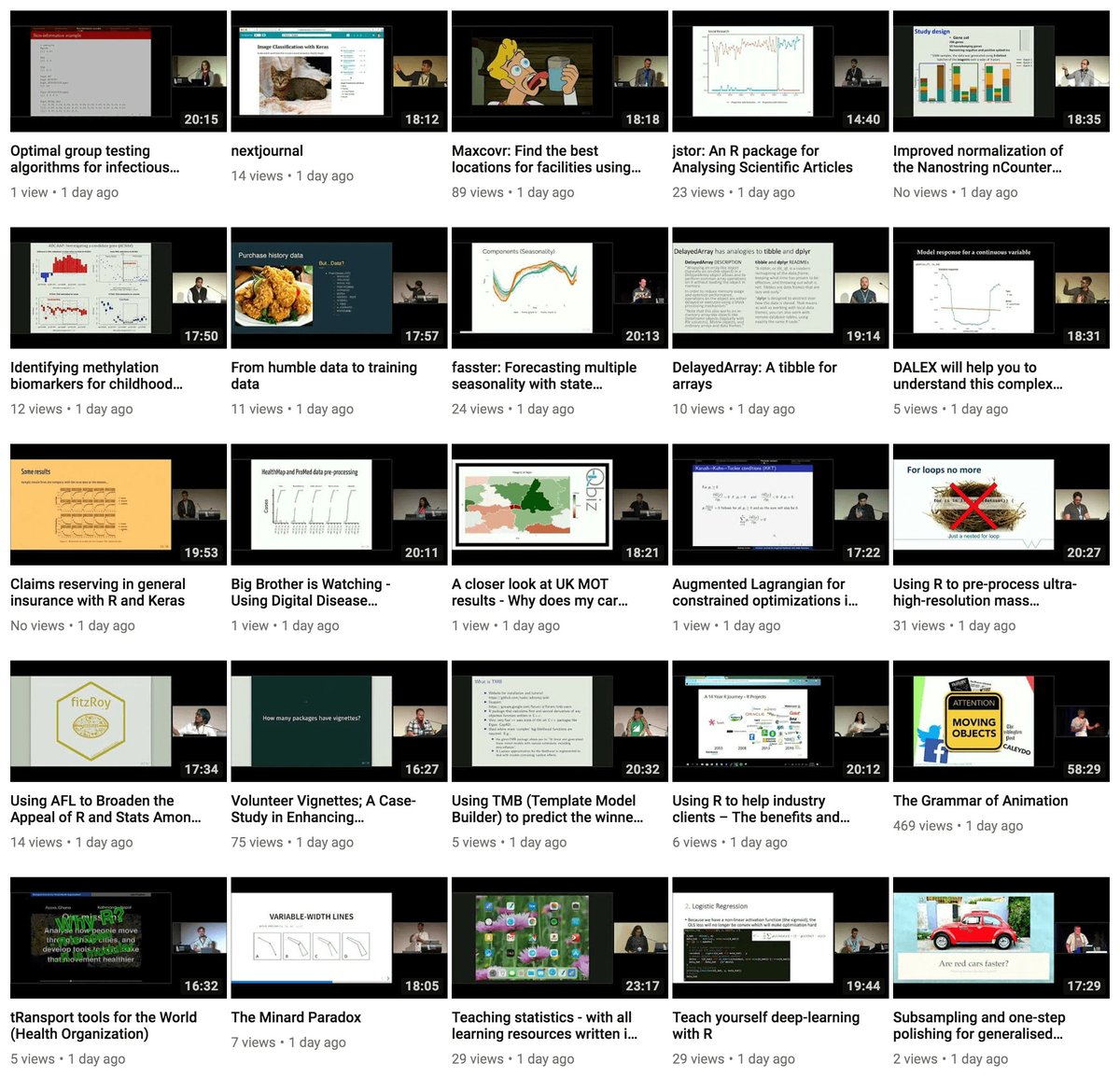 R consortium YouTube channel: videos from useR! 2018 pt 2