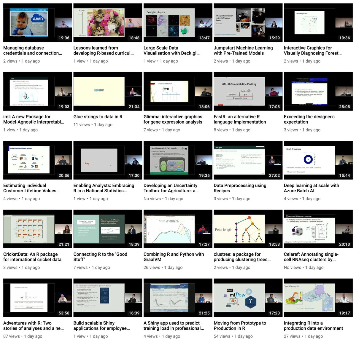 R consortium YouTube channel: videos from useR! 2018 pt 4
