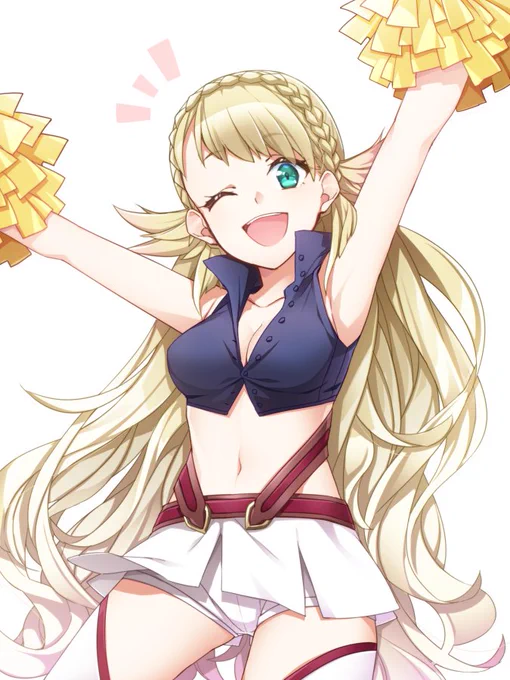シャロンにポンポン持って攻撃の応援されたい #FEH 