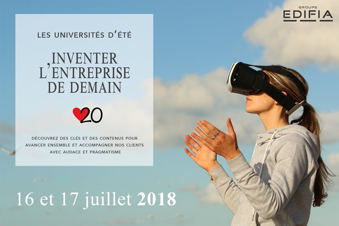 GroupeEdifia's tweet photo. Les Universités d'été 2018 c'est parti ! 2 journées de partage, d'échange et de co-construction au service d'une ambition forte.
#UE18 https://t.co/tv1eVrfPmh