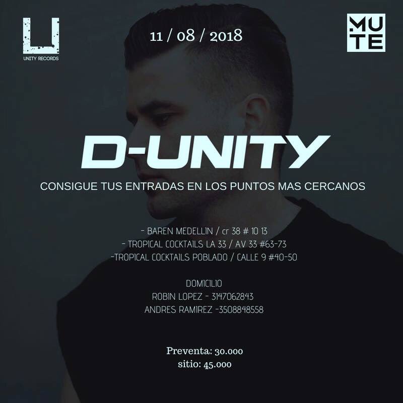 Mute, Medellin (August 11) 🇨🇴 

Get your pre-sale tickets now!

#medellin #medellintechno #dj #colombia