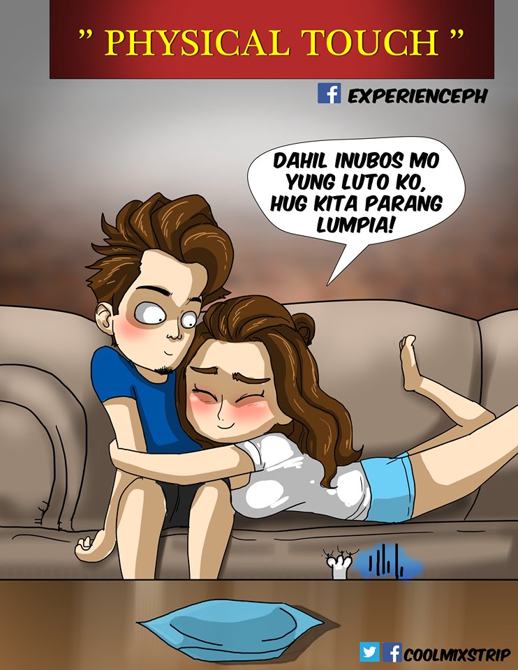 Experience_PH's tweet photo. #LoveLanguage
5. PHYSICAL TOUCH - "Dahil inubos mo yung luto ko, hug kita parang lumpia."
#ExperienceFood #Lumpia #ILoveYou #InMyFeelings #touch #touchoflove https://t.co/rgPIBgzQ97