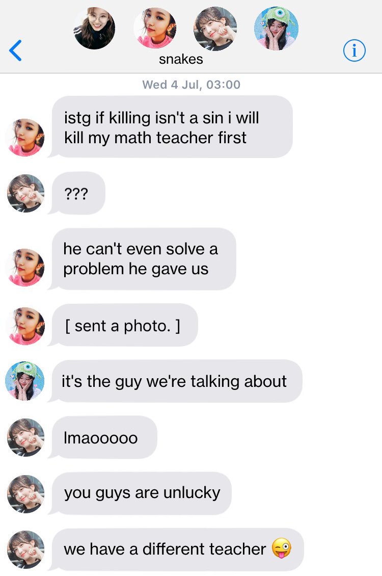 talking about school