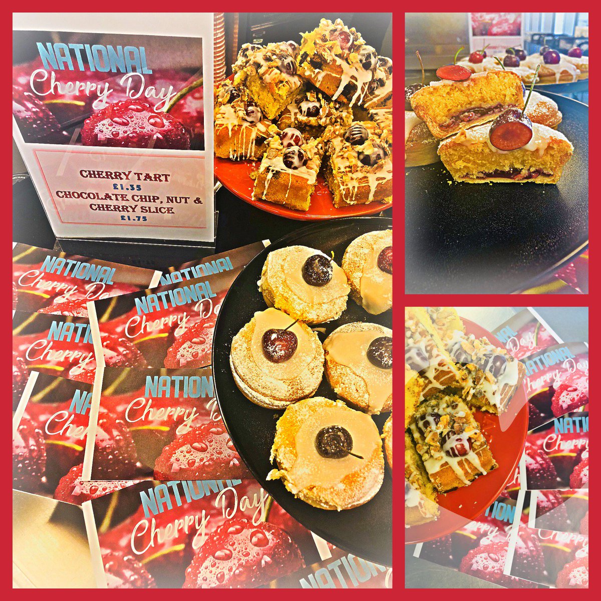 vaida20_vaida's tweet photo. Mondays Cherry π ππTreats #nationalcherryday #delicious #cherrytart #cherryslice Thanks to Chef John π€ @JohnWhi65681209 @LondonReedy @BaxterStorey https://t.co/sskTJUbpPH