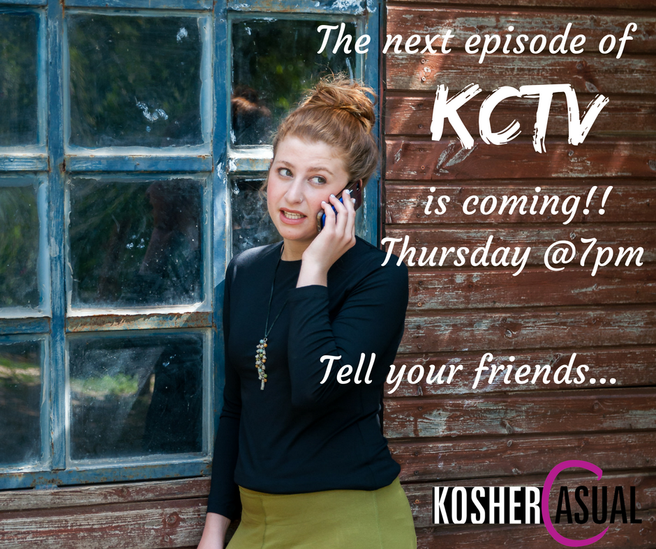 Don't miss the next episode of KCTV!  
This Thursday July 19th at 7pm Israel time, 12pm EDT.  
We have lots of great things to show you and, as always, LIVE GIVEAWAYS!!  See you Thursday!!