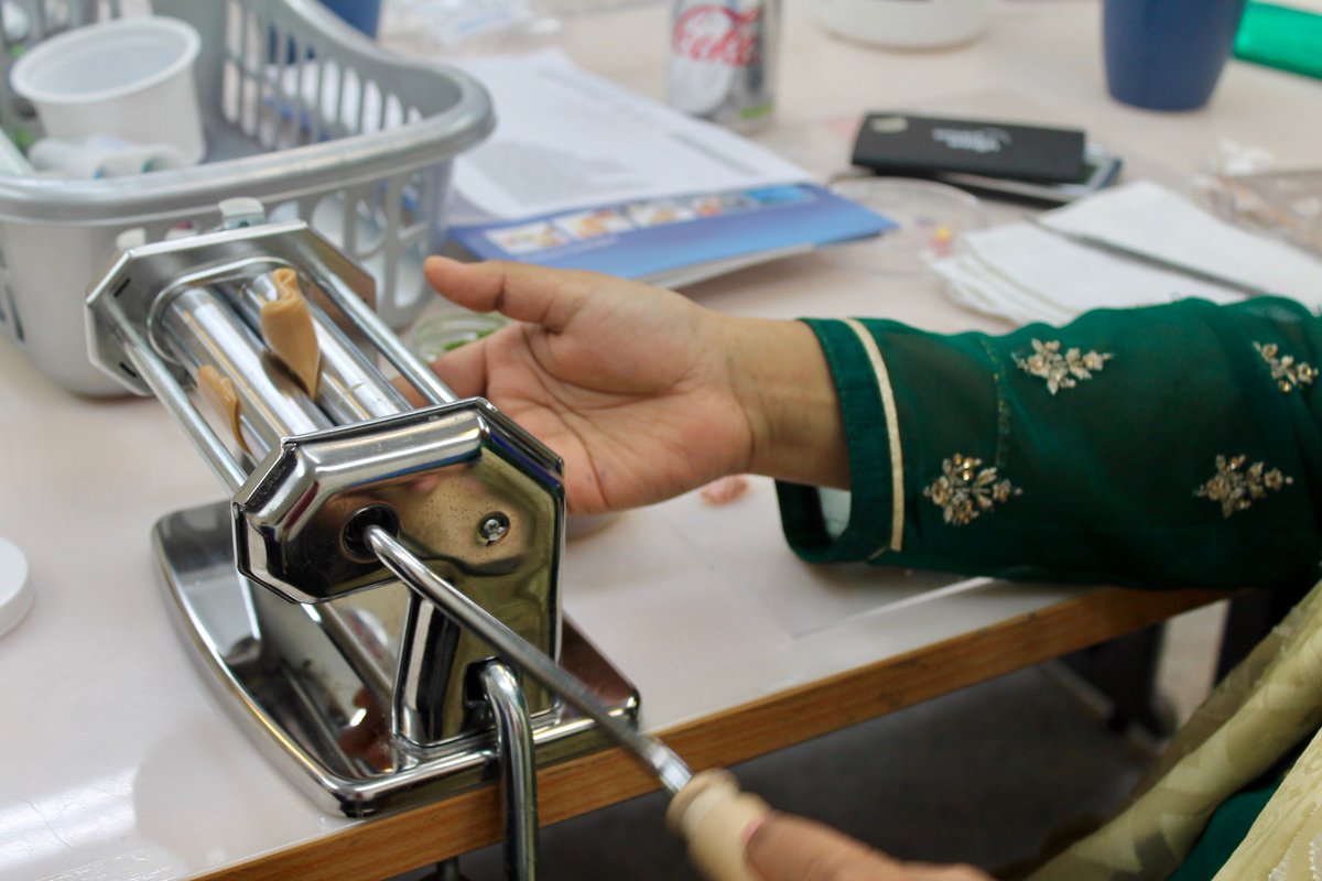 Technovent's tweet image. Take a look at what we got up to Friday at the finger prosthesis course!
#fingerprosthesis #prosthesis #maxillofacial #anaplastology #technovent #silicone #training #course