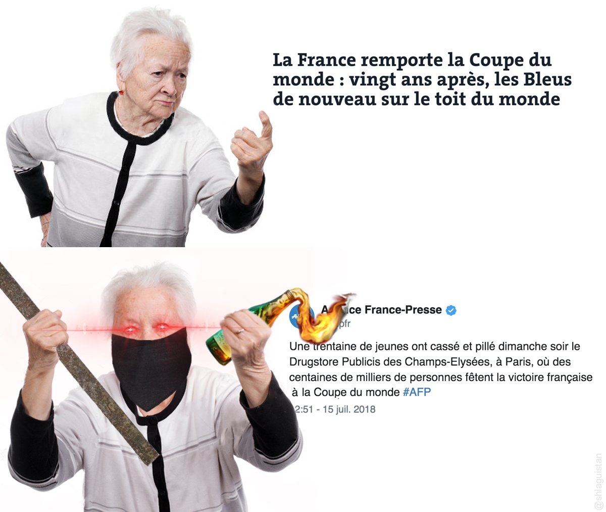 #CoupeDuMonde #CoupeDuMonde2018 #FranceCroatie #ChampsElysees