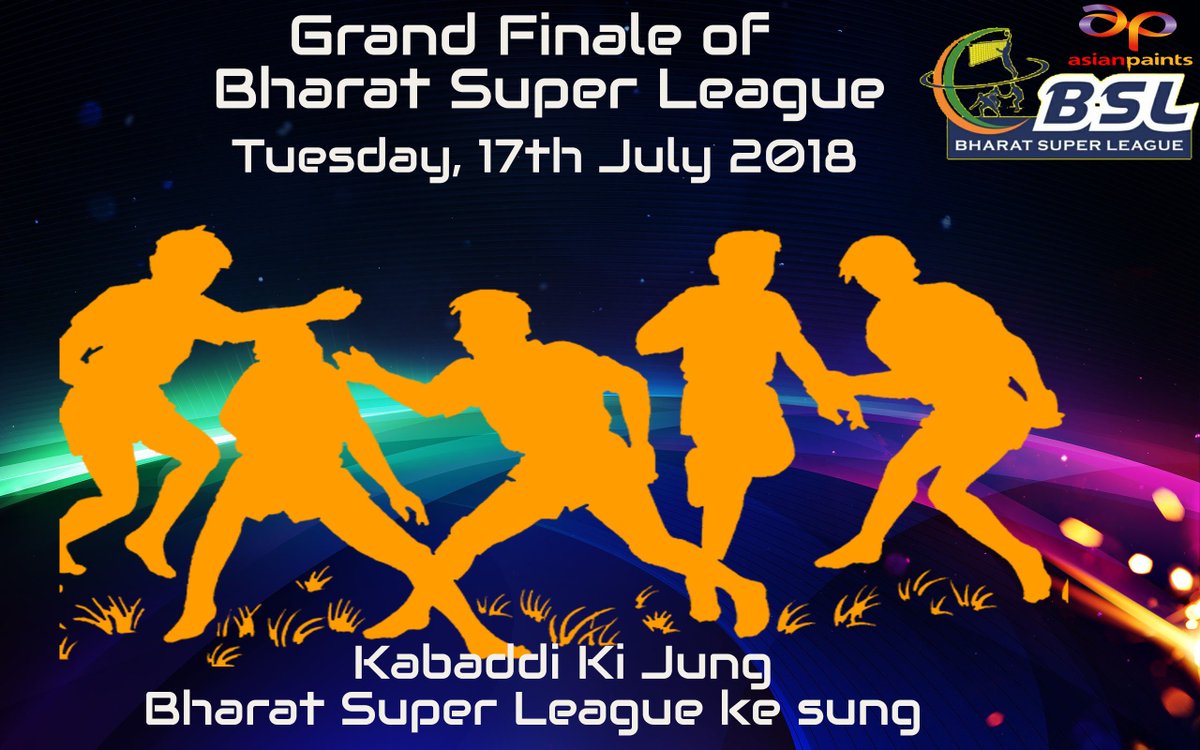 sportzliveconne's tweet photo. Don't miss the #GrandFinale of #BharatSuperLeague2018 ,in hotel #Hilton, Guindy, #Chennai time: 12:00 PM, So come on time and support your team and player......
#AsianPaints
#KheloTashanSe
#BSL
#KhelKabaddi
#DainikJagran
#SonataWatches
#ACETractor
#RoseLeague https://t.co/G1LLkSn8Dd