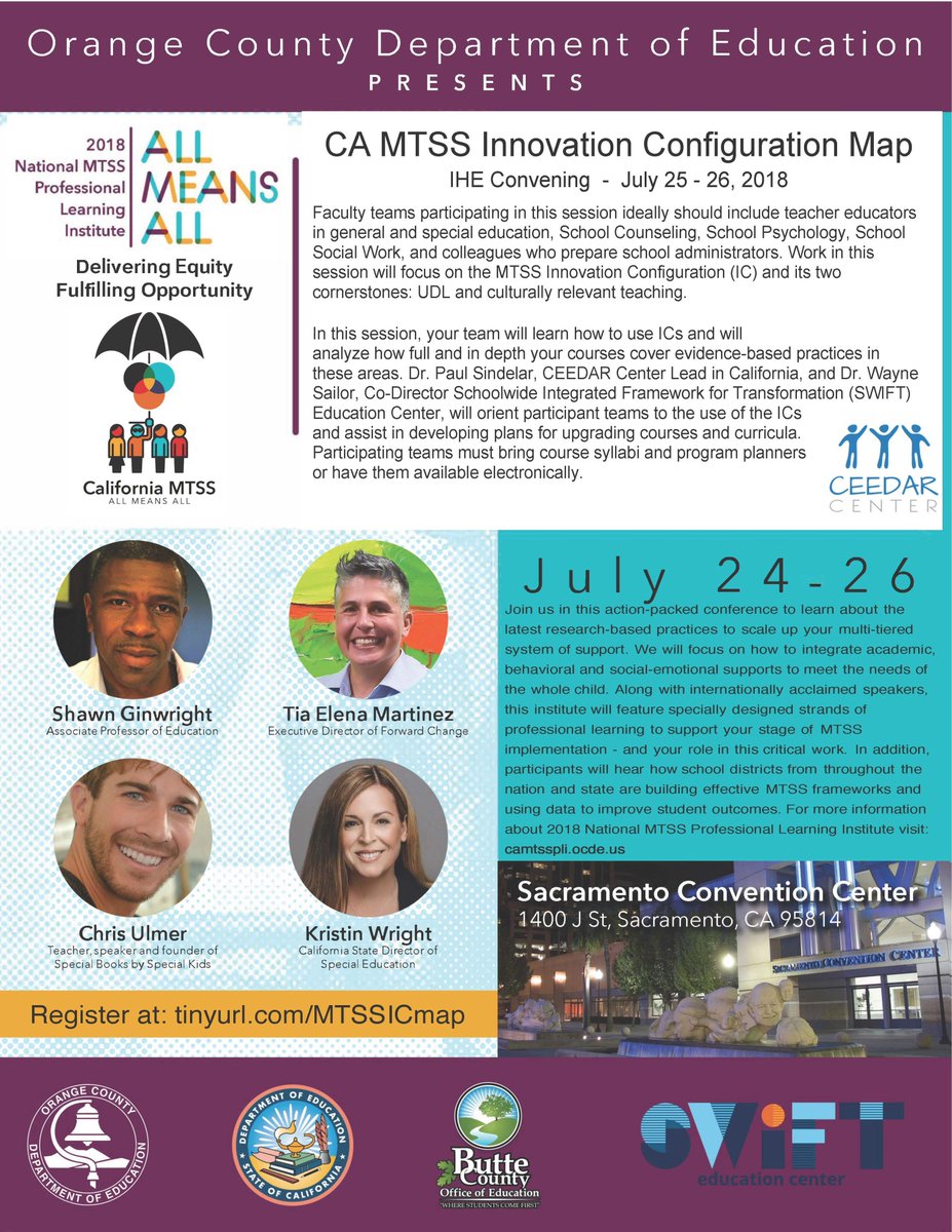 SWIFT Schools (@SWIFTSchools) on Twitter photo 16/07/2018 14:44:27 IHE faculty will be convening at the 2018 National Professional Learning Institute. IHE faculty will be convening at the 2018 National Professional Learning Institute.