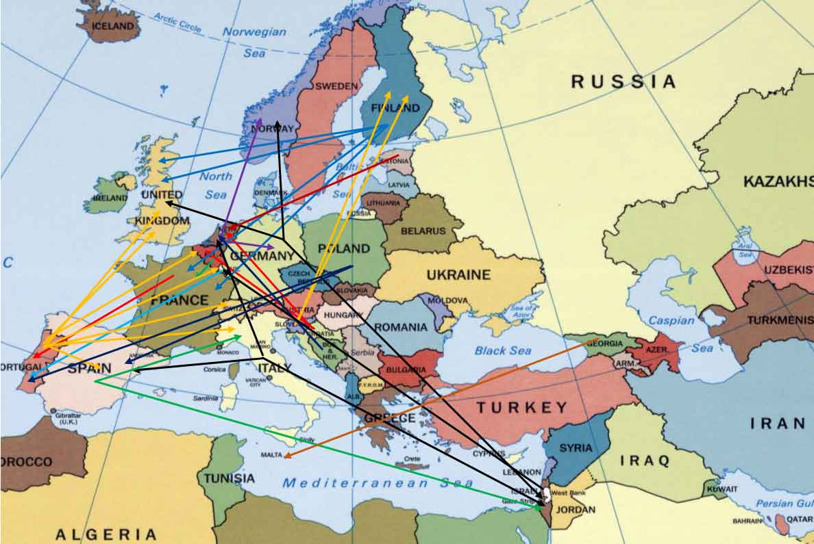 The #INTERFASOL <a href="/COSTprogramme/">COST</a> Action organized 4 Short Term Scientific Missions (STSM) calls. 34 researchers from 17 countries took part  after a selective process. 14 countries were host countries. interfasol.eu/stsm/stsmsucce…