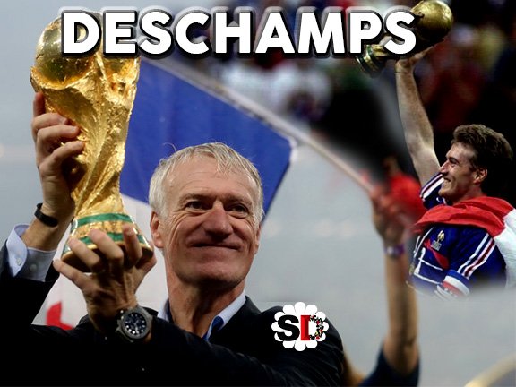 SportsDiscuz's tweet photo. FIFA WORLD CUP - DESCHAMPS BECOMES THE 3RD MAN TO WIN AS COACH AND PLAYER
https://t.co/sokcila5S4
#WORLDCUP #FRA #CRO #FRACRO #Deschamps #France #SDtwitz https://t.co/xw1sur3EdC