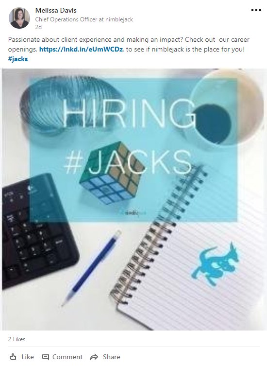 malloryblayne_'s tweet photo. A bit blurry, but it's a good start to a Monday morning when you notice that you're past company of employment still uses your graphics &amp; hashtags 2 years later. #MondayMotivation https://t.co/W2BL6QURey