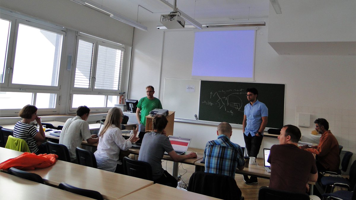 Teja_smeja's tweet photo. #Euralex2018 pre-congress workshops are in full swing!
@FFLjubljana #wnlex #TEIlex0 https://t.co/QOFK6BOCei