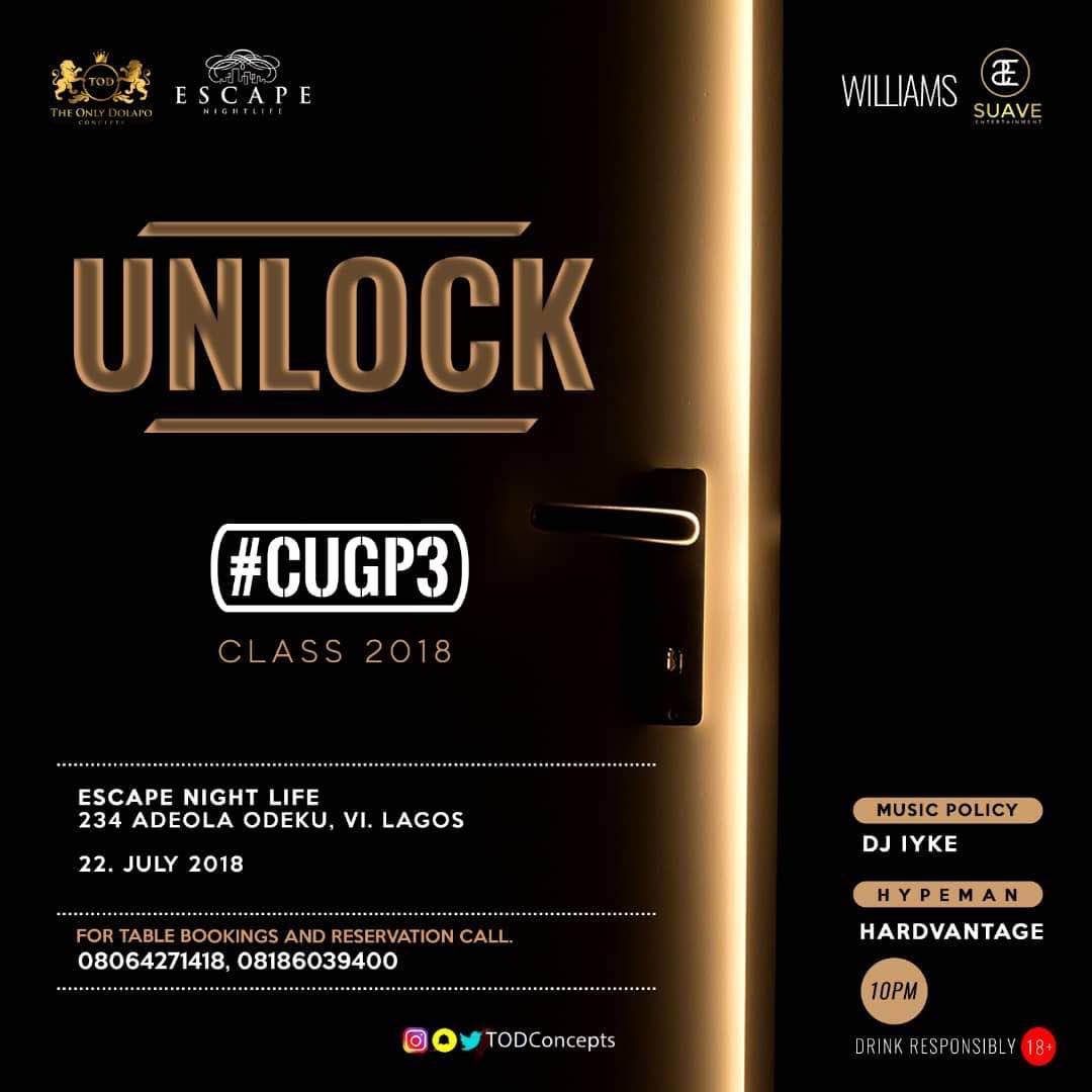 BelikeMarv's tweet photo. Are you ready for what's coming? The Escape party. It's gonna be 🔥🔥🔥 #CUGP3 

Cc: @olaosewilliams @dukeofspades https://t.co/SjZ7Q6Reee