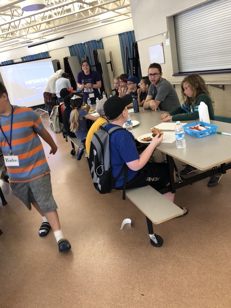 vicandsar's tweet photo. Welcome to the 2018 IBM STEM Summer Camp. We have a full week of fun (and educational) events planned. #SkillsBuild #IBMCares #IBMVolunteers #IBMYouth https://t.co/Q5MZVtIF9b