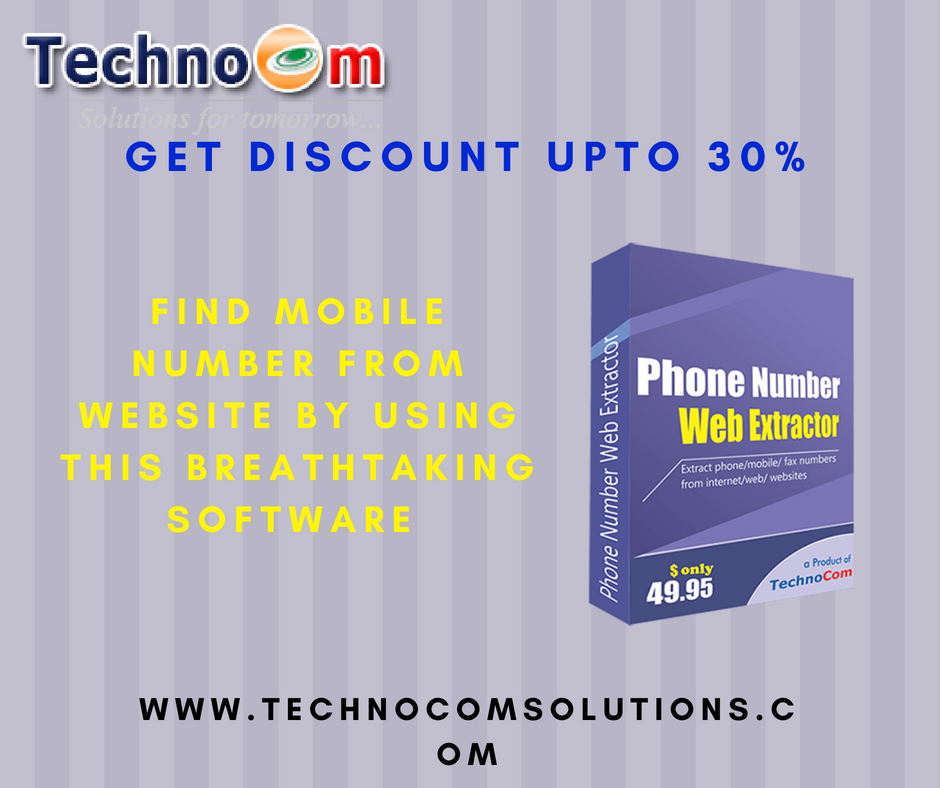 TechnocomS's tweet photo. Get Special Discount up to 30% visit@ https://t.co/2c5DRXBm5Z Harvest Mobile Number in an Easy Way from Website by Using This Breathtaking Software
#software #tool #affiliatemarketing #numberscraper #webscraper #freetrial #database #productivity #numberextractor https://t.co/z8CRnXcYvJ