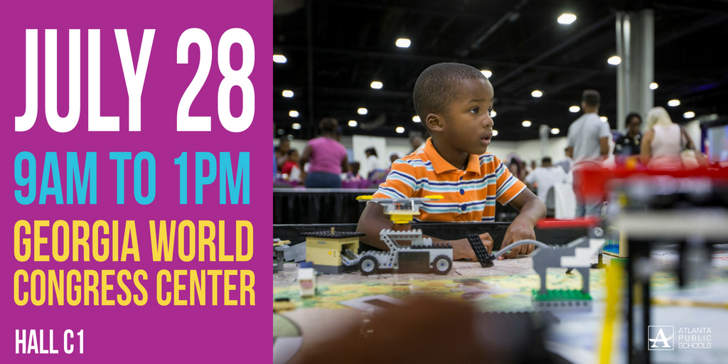 apsupdate's tweet photo. There's so much for our students to explore on July 28 at the Back to School Bash!

Will you be there?

#APSBash begins at 9am at the @GWCC_ATL! https://t.co/vMTWGA6qQT