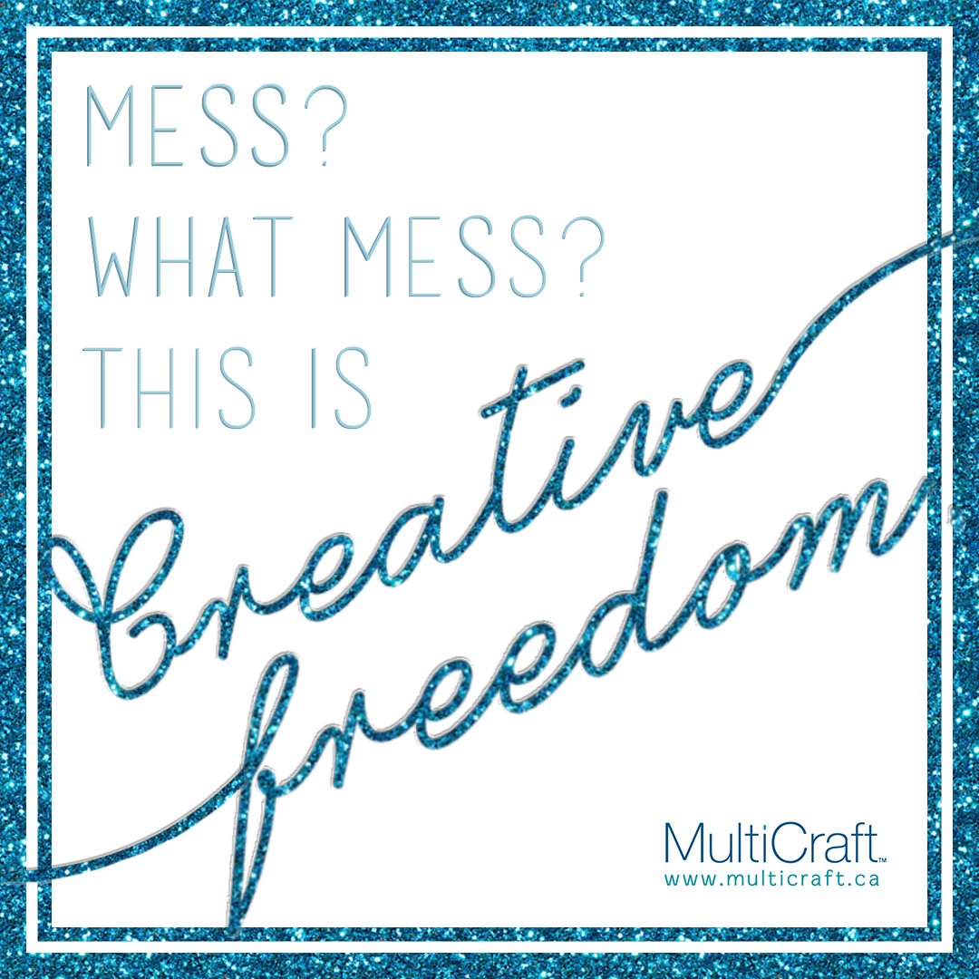 'Mess, what mess? This is Creative Freedom'

#craftquotes #multicraft #makingcreativityaffordable