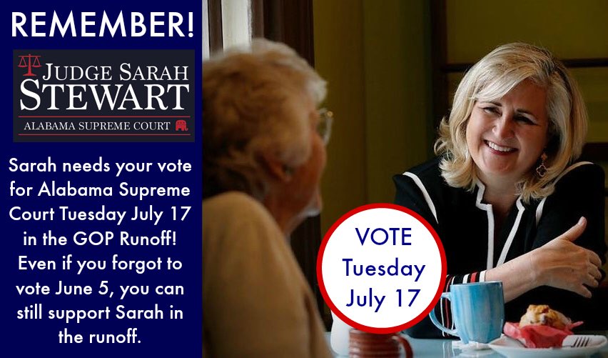 Tuesday is Election Day! #alpolitics #algop #runoff