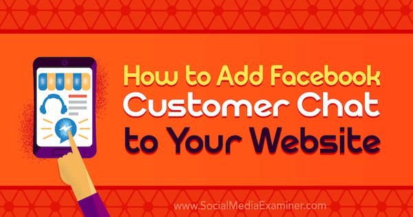 JerryCytryn's tweet photo. How to Add #Facebook #CustomerChat to Your #Website
https://t.co/sFoaEsfrBp
#SocialMedia #SocialMediaMarketing #SmallBusiness #SmallBusinessMarketing @DanaTran @JerryCytryn https://t.co/SJnjBv8ylC