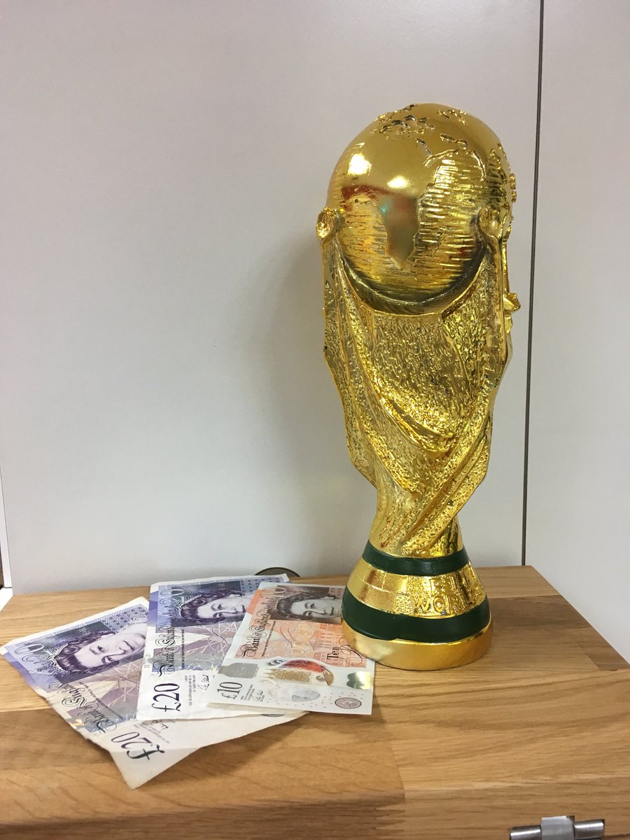 Won the sweepstake at work!! #ItsCominHome #Russia2018WorldCup #howdens #FrancevsCroatia #FRACROA #WorldCup