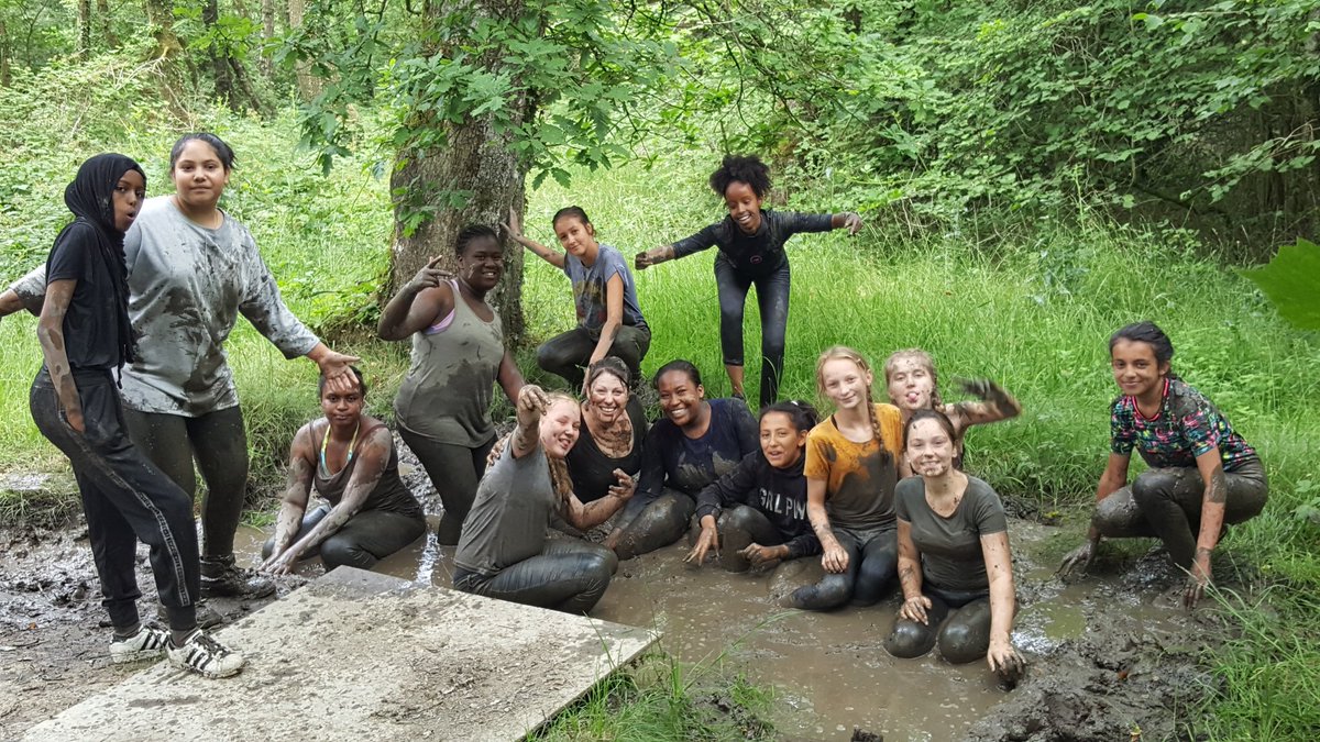 WEducap's tweet photo. Fun @ Challenge Valley! The muddiest assault course in the world! Well done Girls Group. @WillowsMrNorman @willowshigh @YMCACARDIFFYP https://t.co/NGK1c29cpl