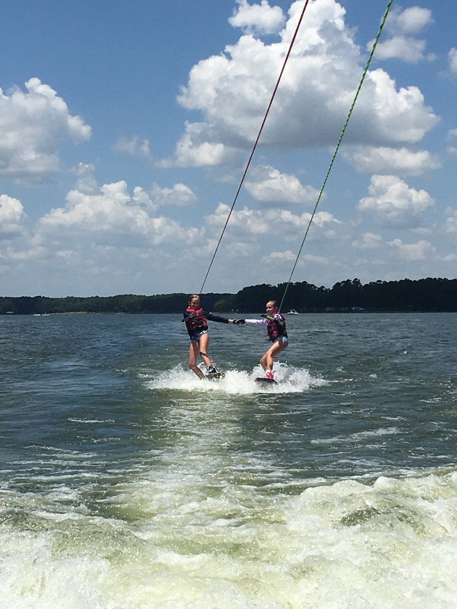 MrJim_Harris's tweet photo. My two oldest #wakeboarding together! So awesome to see my two girls crushing it! #LakeCypressSprings #KingsCountry #HarrisHideaway #MoombaMojo #lakelife #EastTexas https://t.co/f8i6Mv3z1G