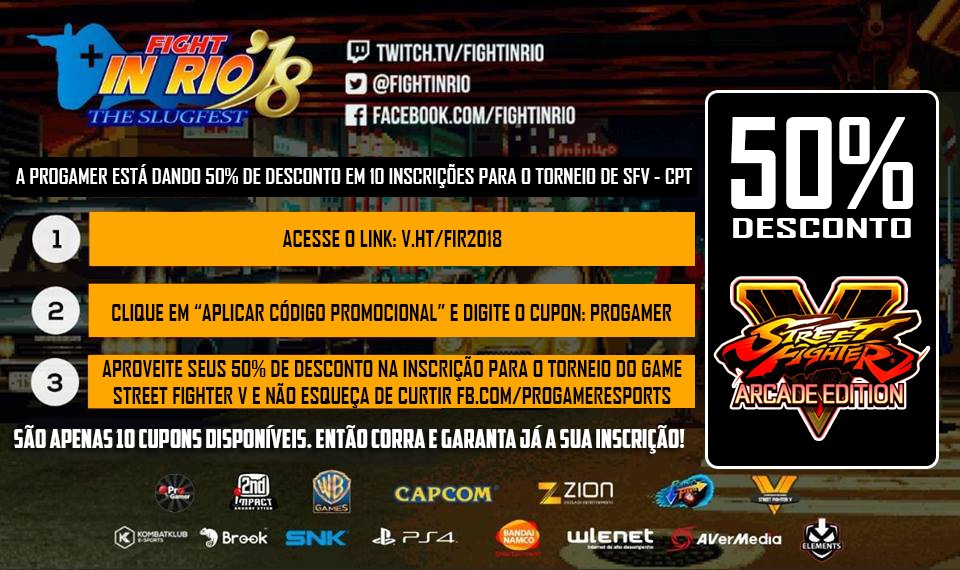 ProGamerESports's tweet photo. Bora pro FIGHT IN RIO 2018 que a ProGamer banca 50% do valor de 10 inscrições. A firma é forte. 😎

GET HYPE! https://t.co/hKjL2yUvYM