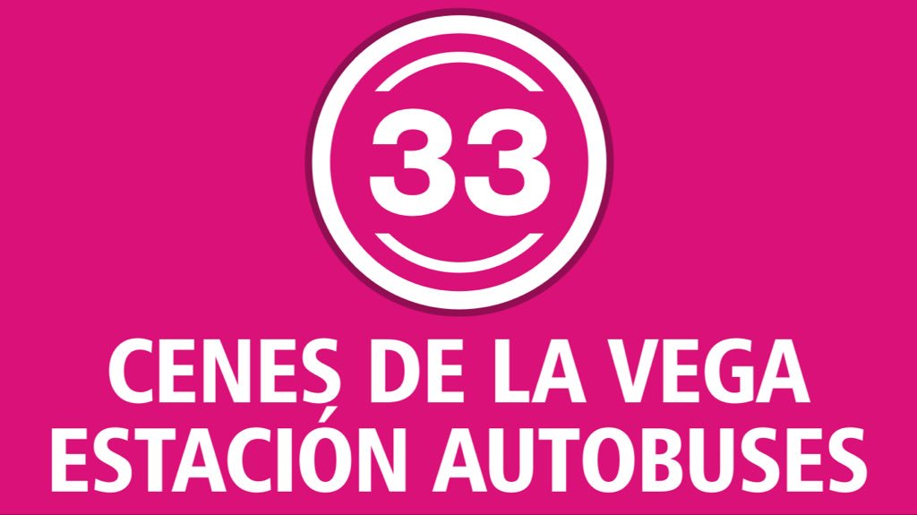 BusesGranada's tweet photo. Otro pilar fundamental de la red principal es la línea 33, ahora en color rosa. Esta línea metropolitana conecta el centro de la ciudad con Cenes De la Vega y la Estación de Autobuses. https://t.co/oTSHf2z52l