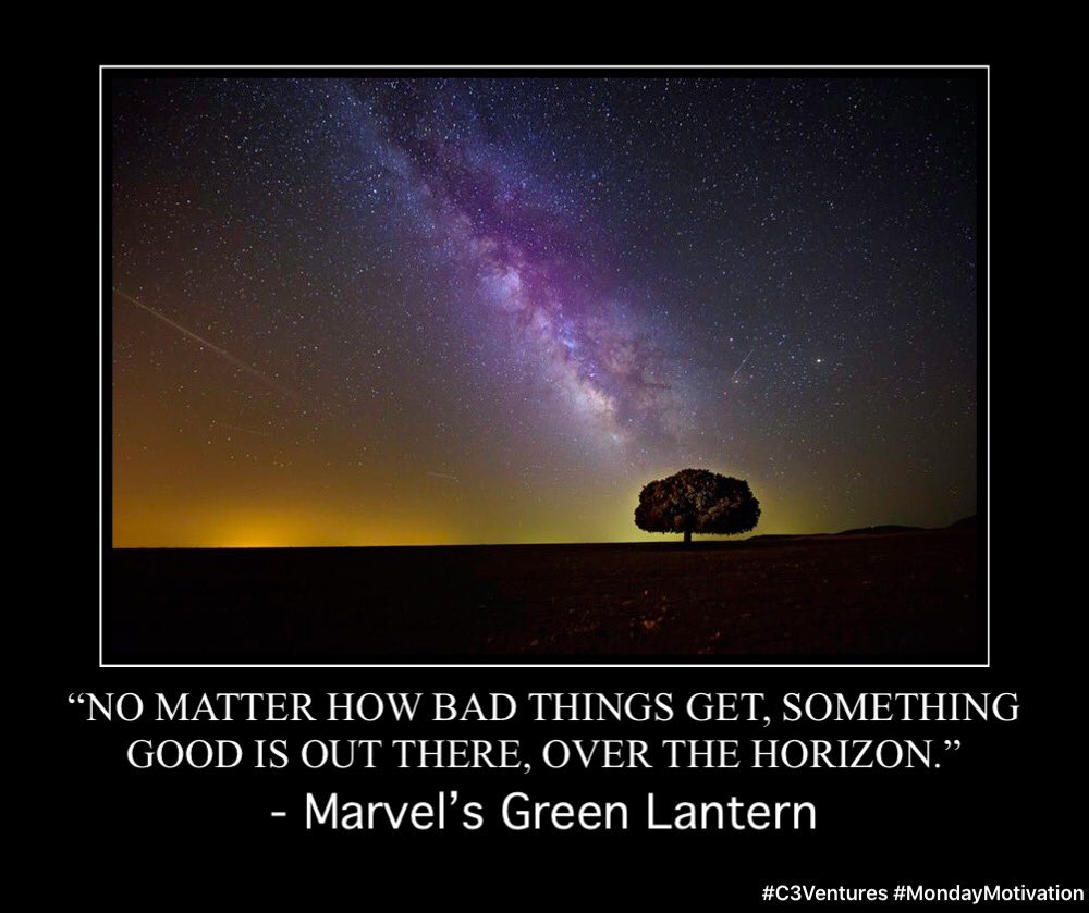 c3venture's tweet photo. #MondayMotivation #MotivationMonday #Marvel #greenlantern #goodmorning #monday #c3ventures https://t.co/myK8waEWQq