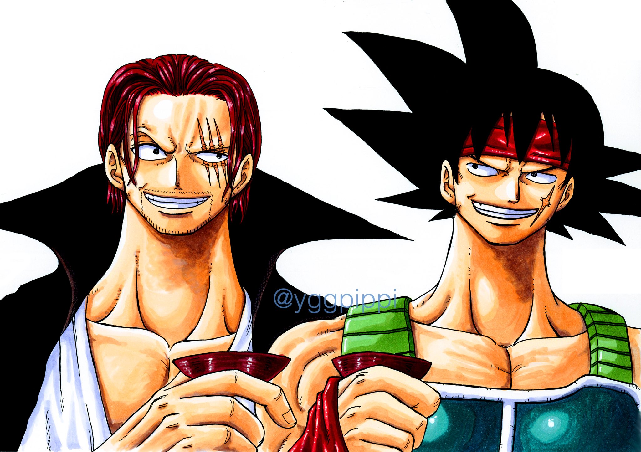 توییتر ゆぐ Ygg در توییتر シャンクス バーダック 次世代に 未来を懸けし男達 ワンピース Onepiece ドラゴンボール Dragonball ワンピース風 Onepiece風 T Co 4xumqakcxx