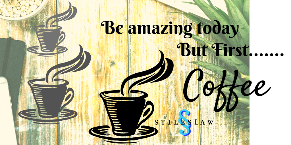 Stiles_Law_LLC's tweet photo. Get some coffee, and begin your week strong!
#MorningJoe #MondayMotivation https://t.co/gKXPPuXWQF