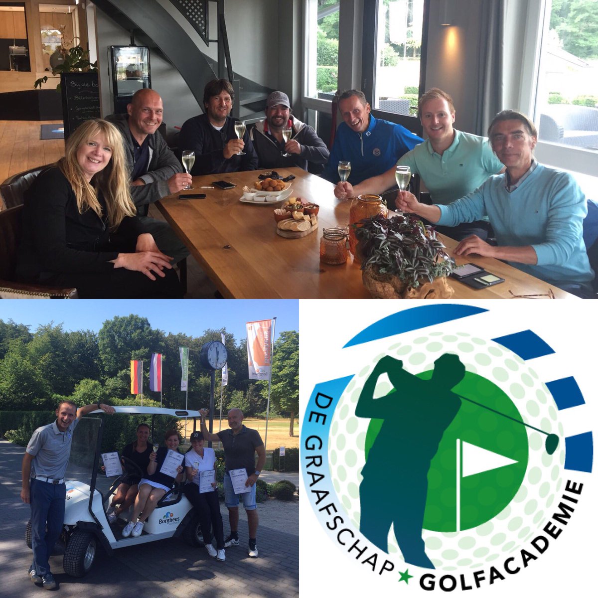 De 3e editie van <a href="/DeGraafschap/">De Graafschap</a> Golfacademie zit erop. Alle deelnemers zijn met vlag en wimpel geslaagd voor de HCP54 cursus. Van harte gefeliciteerd en veel golfplezier gewenst!