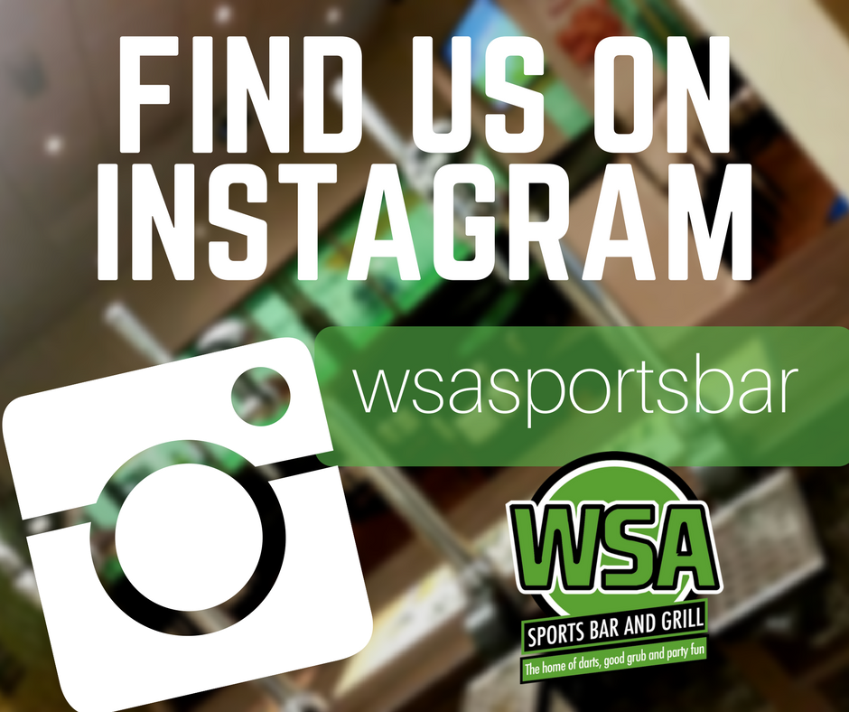 WSASportsBar's tweet photo. Did you know you can find us on Instagram? Follow us here: https://t.co/JqMbU8KJou https://t.co/K2rLEKOmXa