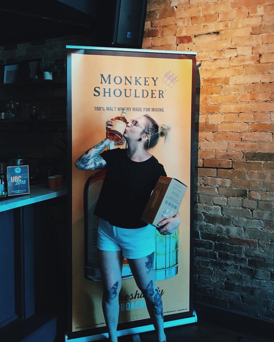 UBartenderChamp's tweet photo. Congrats to UBC winner Jess Mili who proved she has the skills to pay the bills in Canada! #SkillsPayBills #UBC2018 https://t.co/TVfe057ow5