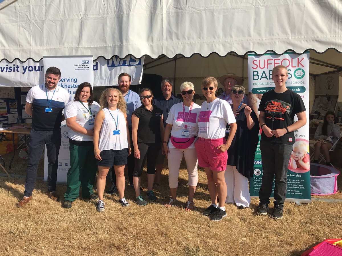 A big thank you to all our staff and volunteers, working in our NHS tent, who helped contribute towards a very special day at @tendringshow on Saturday. Also, a big thanks to Gofer Generators, Leisure Hire Marquees and Turners Construction for their invaluable help.