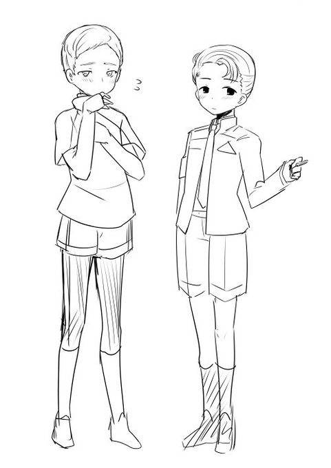 一度は描いておきたいショタコナー君とショタサイモン 