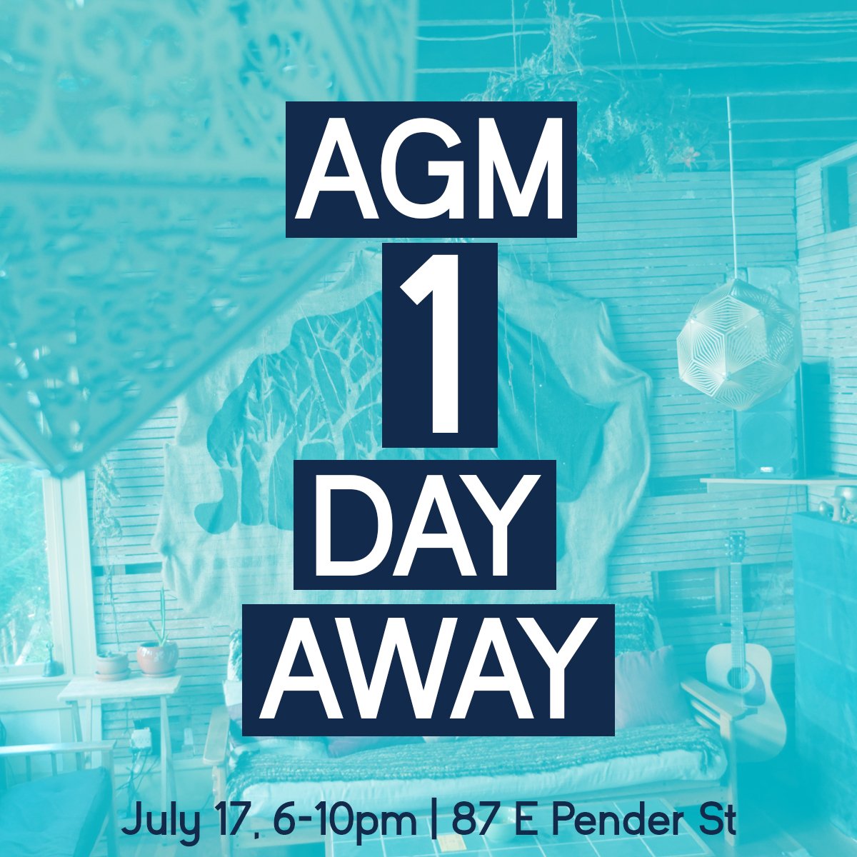 We're ONE day away from our AGM. [[>>July 17, 6-10pm, Lone Pine Publishing, 87 E Pender Street<<]] RSVP for FREE or become an annual voting member here: …ectivehousingsocietyagm.eventbrite.ca #vanre #yvr #vancouver