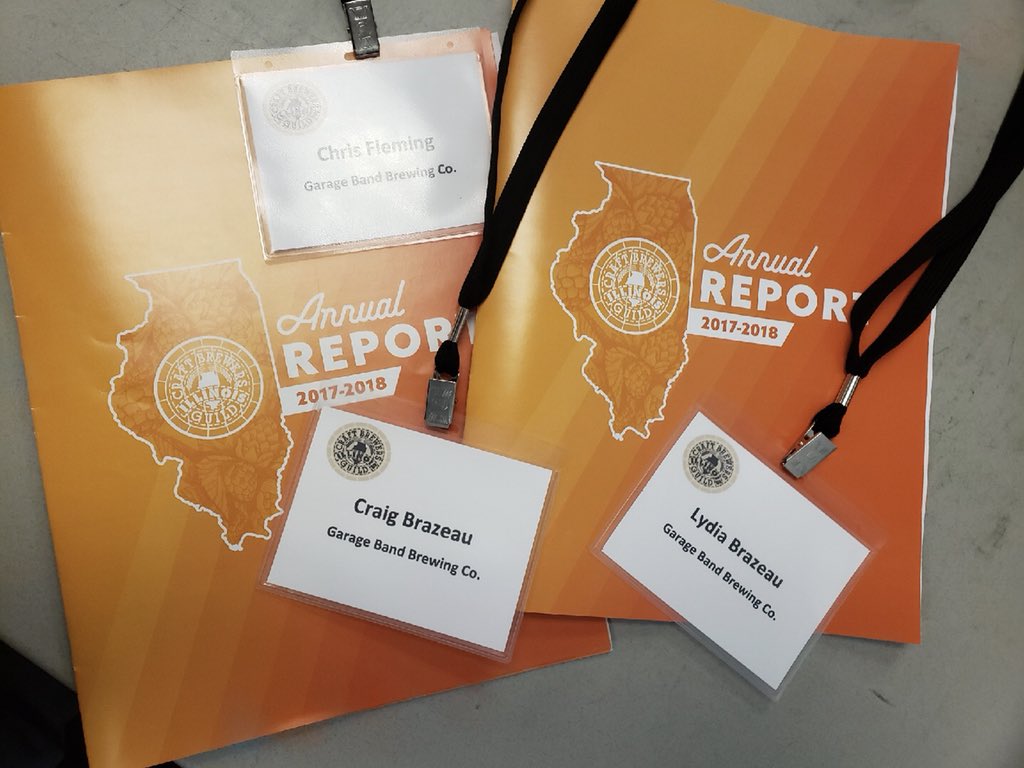 At the Illinois Craft Brewers convention today