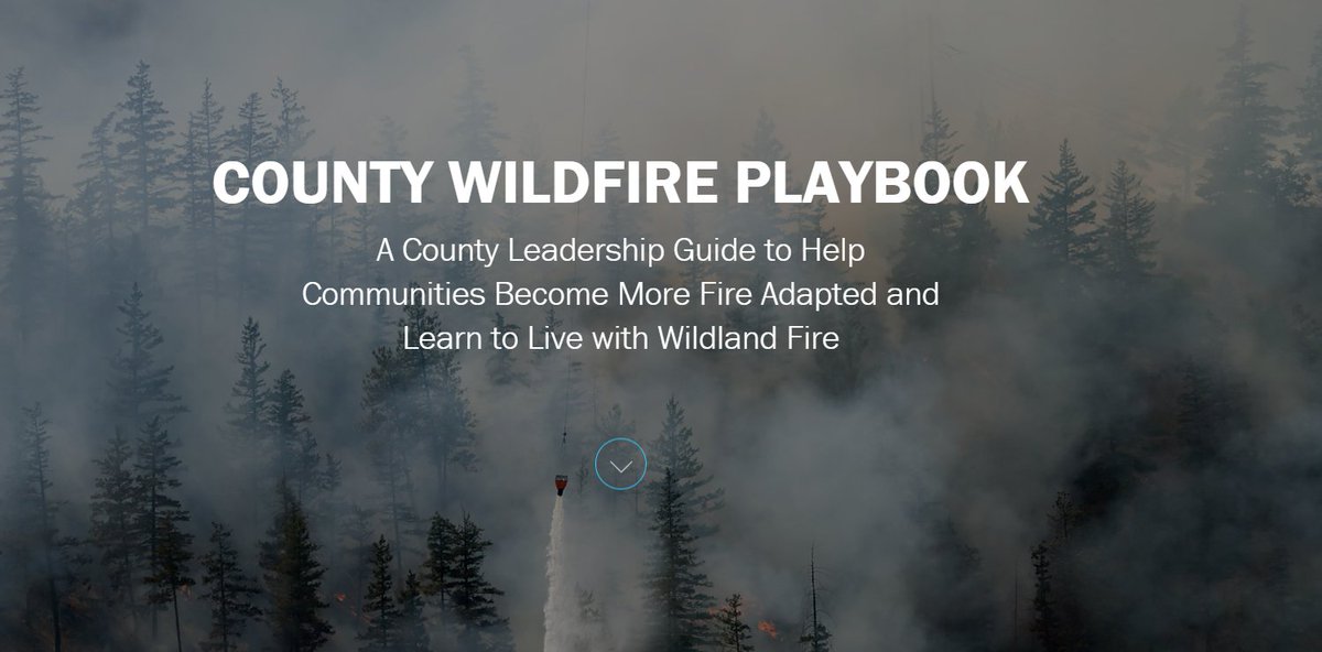 DOIWildlandFire's tweet photo. This County Wildfire Playbook from @NACoTweets provides a leadership guide to help communities become more #fireadapted and learn to live with 🔥https://t.co/TU7tlhv7EO https://t.co/LeIYFVfffB