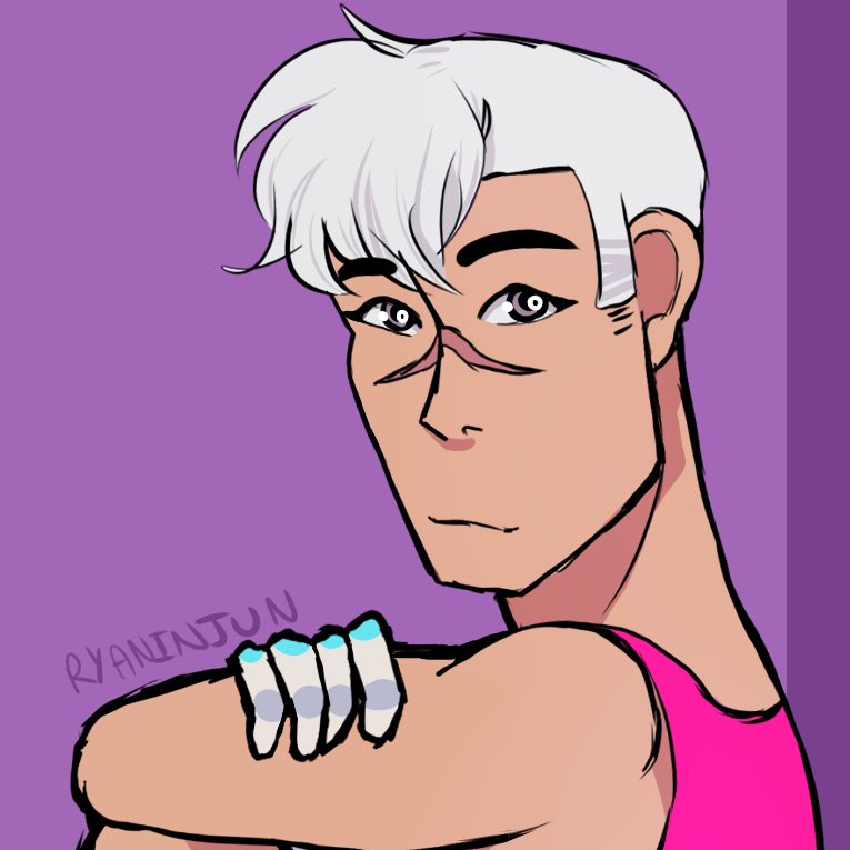 ryaninjun_old's tweet photo. redraw of model shiro from 2017 💝💛💙 #shiro #takashishirogane #voltron #modelau https://t.co/DRQsmItGp0