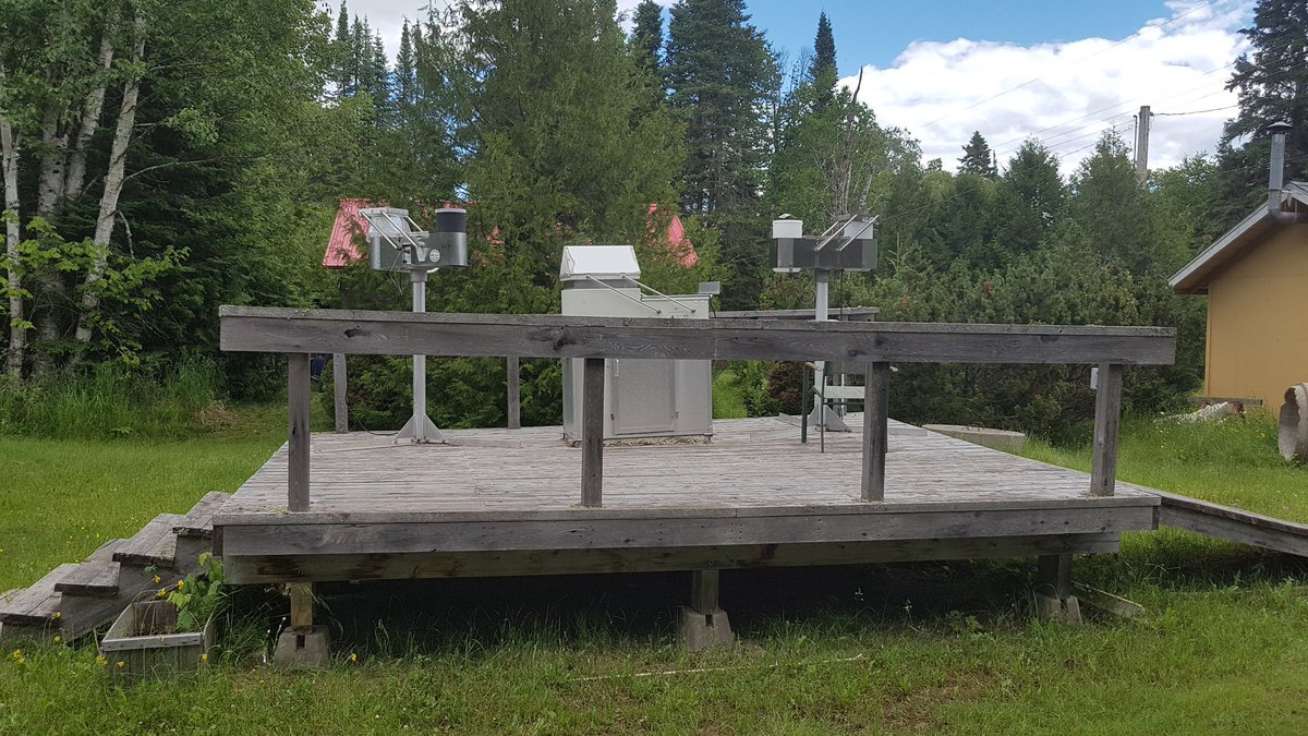 MGClark75's tweet image. We made a stop just east of Thunder Bay today to inspect some precipitation samplers. All looks good! #ecccsci @WQMGreatLakes