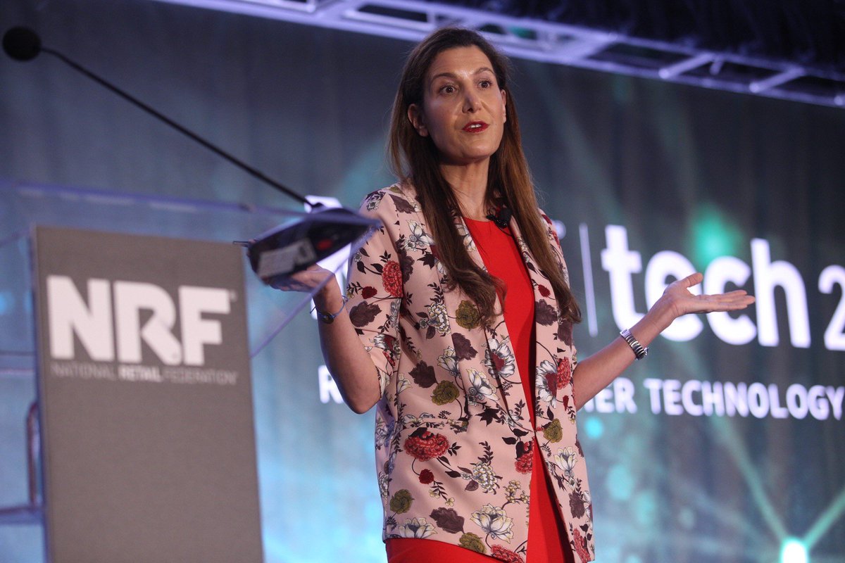 NRFnews's tweet image. A brand is not what it says about itself, brands are what friends tell friends. - @TinaSharkey, CEO &amp;amp; Co-Founder, @Brandless #NRFtech