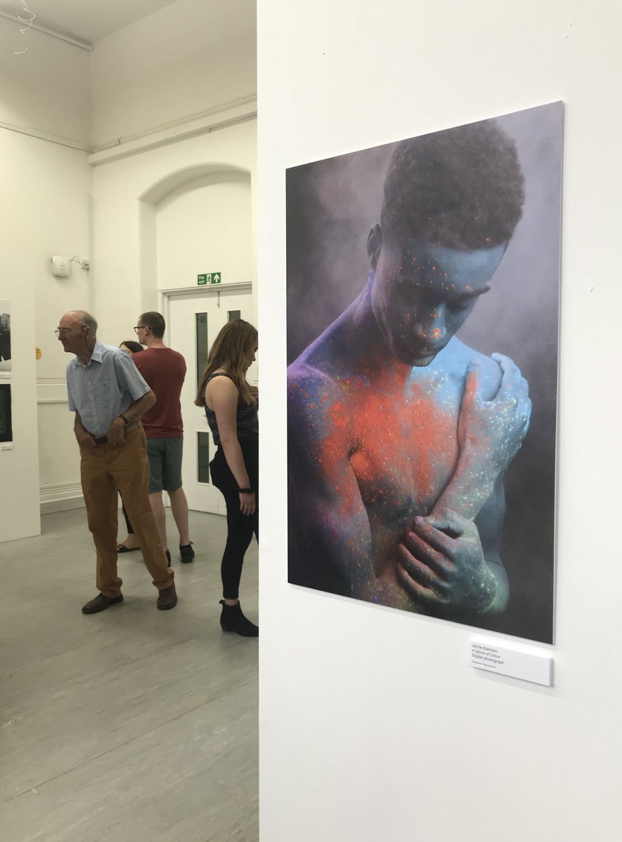 HellesdonHigh's tweet photo. This evening we had the pleasure of viewing our students’ art work, in the ‘Norfolk Art &amp; Design Competition 2018’ ay @NorwichUniArts - well done to A Level #Photography students Lydia Karpathiou, Jamie Bartram &amp; Faye Butcher. https://t.co/TkxDMUyonn