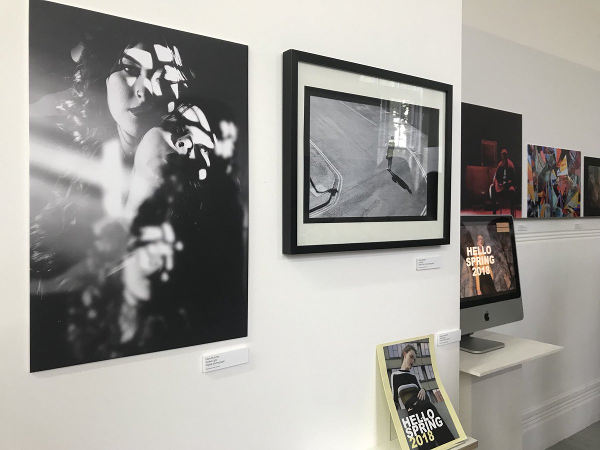 HellesdonHigh's tweet photo. This evening we had the pleasure of viewing our students’ art work, in the ‘Norfolk Art &amp; Design Competition 2018’ ay @NorwichUniArts - well done to A Level #Photography students Lydia Karpathiou, Jamie Bartram &amp; Faye Butcher. https://t.co/TkxDMUyonn