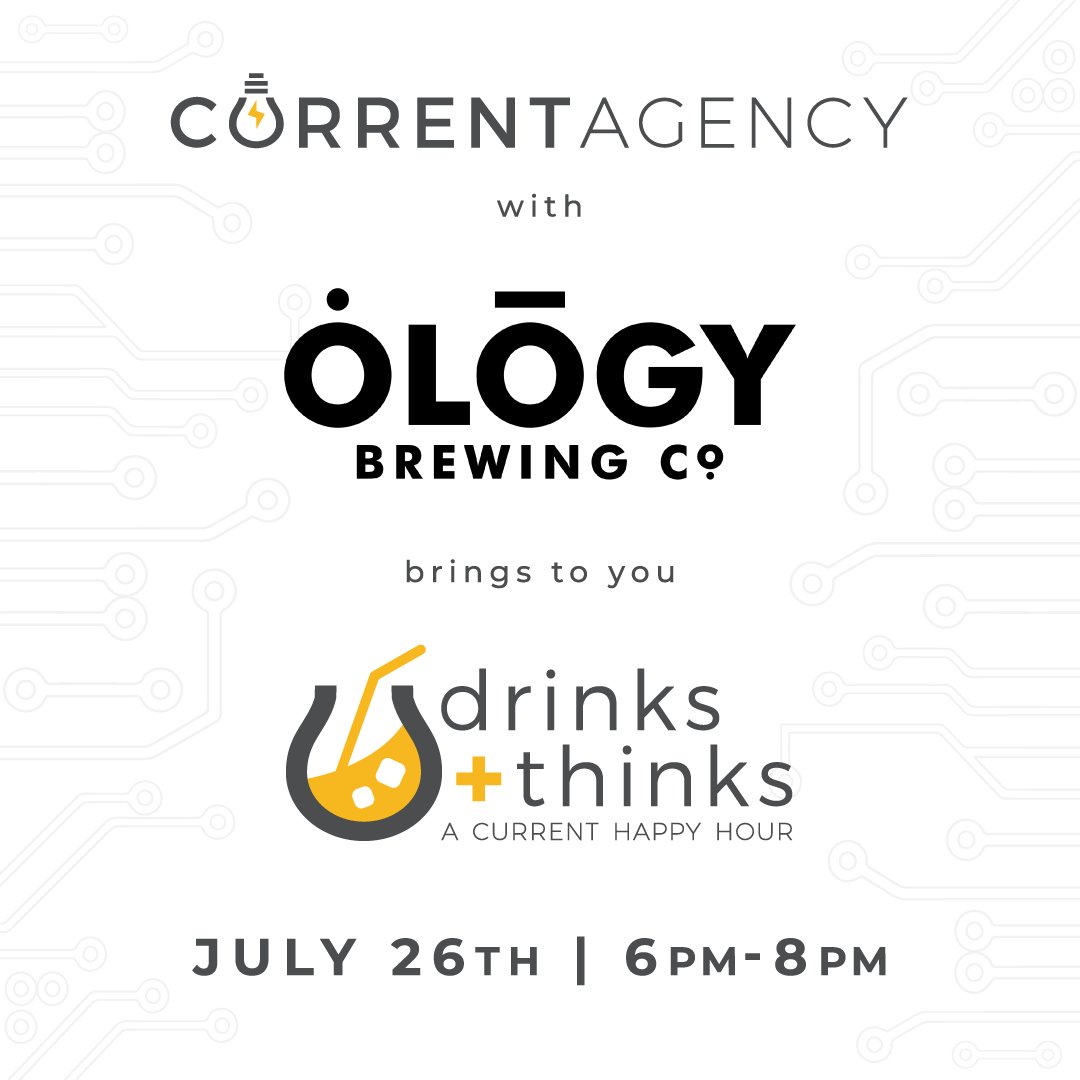 CurrentAgency's tweet photo. Excited to unveil our brewer for this month's Drinks & Thinks, @ologybrewing! We will be featuring their Variable #2 (French Saison) and Sensory Overload (New England IPA). Register today! π»https://t.co/Tiu1OS0Ay7 https://t.co/xkyJxD4Rq0