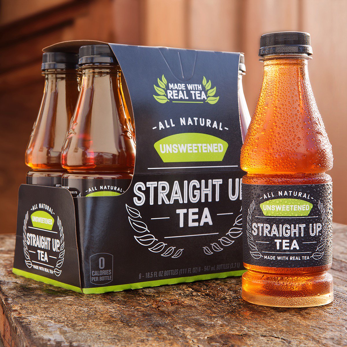 If you want artificial stuff, keep scrolling. All natural Straight Up Tea.