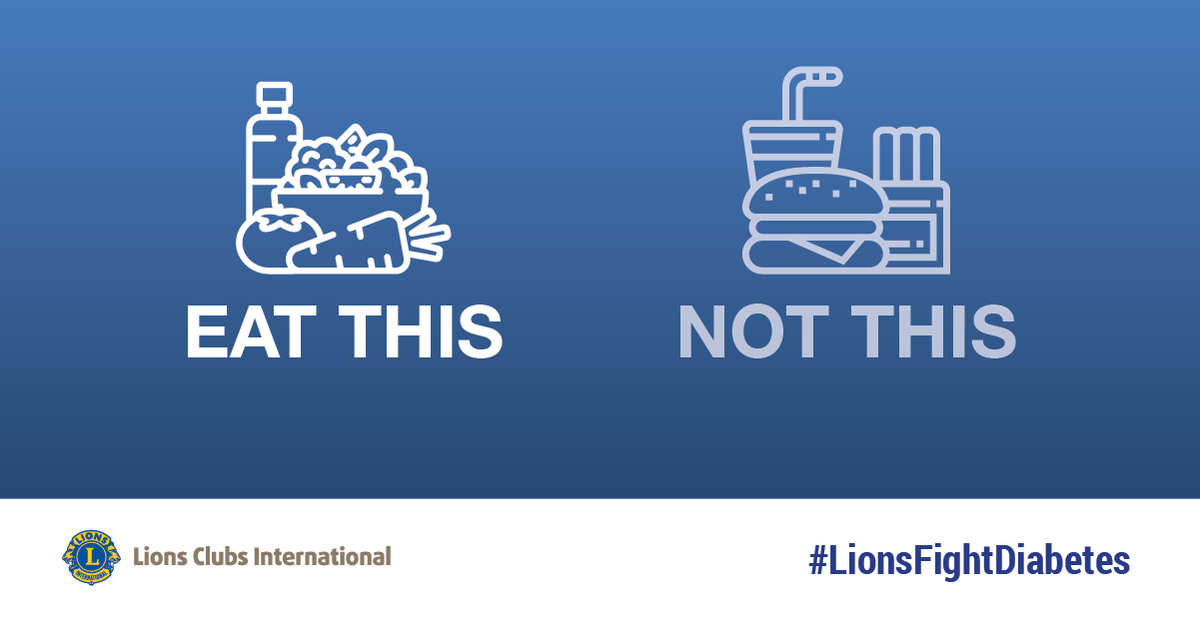 Give your body the very best. The fight against diabetes begins at your dinner table 🍗 #LionsFightDiabetes #LionToLion