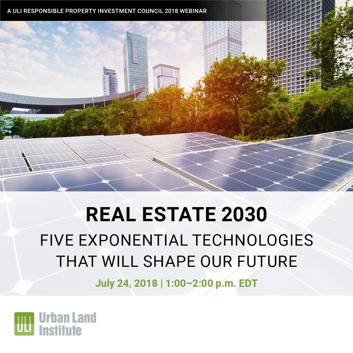 Urban Land Institute on Twitter "Real Estate 2030 is an ULI